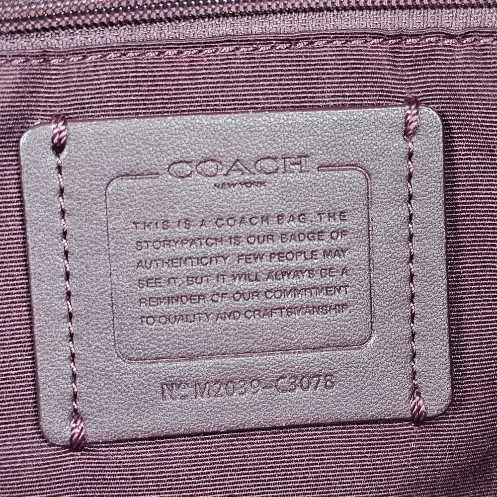 Coach field tote